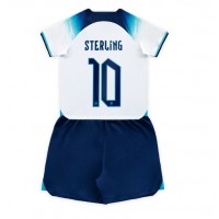 Dres Anglicko Raheem Sterling #10 Domáci pre deti MS 2022 Krátky Rukáv (+ trenírky)